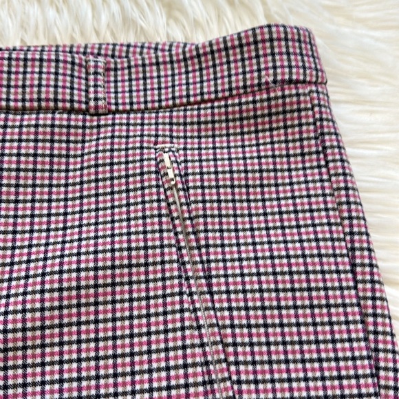 Banana Republic Sloan Pants in Pink Tattersall Plaid - Picture 5 of 7